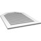 Ekena Millwork Octagonal Top Surface Mount PVC Gable Vent: Functional, w/ 3-1/2"W x 1"P Standard Frame, 28"W x 40"H GVPOT28X4001SF - alternate 2